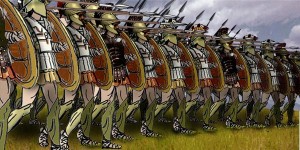 Picture of a Greek Phalanx