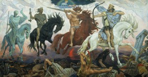 Vasnetov's Four Horsemen of the Apocalypse