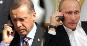 CUMHURBASKANI TAYYIP ERDOGAN, RUSYA LIDERI VLADIMIR PUTIN ILE 20 DAKIKA SUREN BIR TELEFON GORUSMESI YAPTI. GORUSMEDE, TEROR SALDIRILARININ AKABINDE DUZENLENEN OPERASYONLAR VE BOLGESEL KONULAR ELE ALINDI. PUTIN, SURUC'TAKI SALDIRIDA OLEN SIVILLER, SEHIT OLAN ASKER VE POLISLER ICIN TAZIYE DILEKLERINI ILETTI.