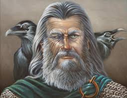 Odin with the ravens Thought and Memory